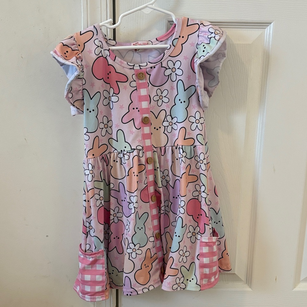 Clover Cottage Apparel Easter Peeps Dress